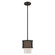 Braddock One Light Mini Pendant in Bronze (107|41201-07)