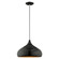 Amador One Light Mini Pendant in Shiny Black w/ Polished Chromes (107|41173-68)