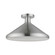 Geneva One Light Semi-Flush Mount in Brushed Aluminum (107|41020-66)