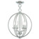 Arabella Four Light Mini Chandelier/Ceiling Mount in Polished Chrome (107|40914-05)