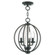 Arabella Three Light Mini Chandelier/Ceiling Mount in English Bronze (107|40913-92)