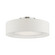 Ellsworth Four Light Semi-Flush Mount in Brushed Nickel w/Shiny White (107|40144-91)