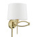 Swing Arm Wall Lamps One Light Swing Arm Wall Lamp in Antique Brass (107|40044-01)