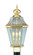 Georgetown Three Light Post-Top Lanterm in Polished Brass (107|2364-02)