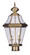 Georgetown Two Light Outdoor Post Lantern in Antique Brass (107|2264-01)