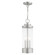 Hillcrest Three Light Outdoor Pendant in Brushed Nickel (107|20727-91)