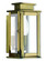 Princeton One Light Outdoor Wall Lantern in Antique Brass w/ Polished Chrome Stainless Steel (107|20191-01)