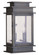 Princeton Two Light Outdoor Wall Lantern in Vintage Pewter w/ Polished Chrome Stainless Steel (107|2014-29)