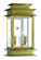 Princeton Two Light Outdoor Wall Lantern in Antique Brass w/ Polished Chrome Stainless Steel (107|2014-01)