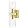 Clarion Two Light Vanity Sconce in Satin Brass (107|18032-12)