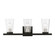 Cityview Three Light Vanity Sconce in Black w/Brushed Nickel (107|17623-04)