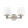 Willow Two Light Vanity Sconce in Brushed Nickel (107|17472-91)