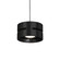 Oxford LED Pendant in Black (347|PD6705-BK)