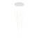 Chute LED Pendant in White (347|MP14924-WH)