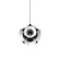 Magellan LED Chandelier in Black/White (347|CH51224-BK/WH)