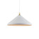 Dorothy One Light Pendant in White With Gold Detail (347|493126-WH/GD)