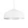 Helena One Light Pendant in White/Silver (347|49117-WH/SV)