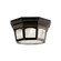 Courtyard Three Light Outdoor Ceiling Mount in Rubbed Bronze (12|9538RZ)