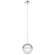 Moonlit LED Pendant in Chrome (12|83854CHWH)