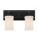 Vetivene Two Light Bath in Textured Black (12|55130BKT)