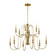 Karthe 12 Light Chandelier in Natural Brass (12|52472NBR)