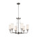 Vetivene Six Light Chandelier in Classic Pewter (12|52451CLP)