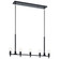 Torvee Five Light Linear Chandelier in Black (12|52425BK)