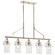 Everett Five Light Linear Chandelier in Polished Nickel (12|52379PN)