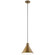 Zailey One Light Pendant in Natural Brass (12|52176NBR)