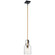 Kitner One Light Pendant in Natural Brass (12|52035NBR)