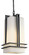 Tremillo One Light Outdoor Pendant in Black (12|49205BK)