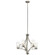 Vara Five Light Chandelier in Brushed Nickel (12|44072NI)