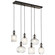 Riviera Six Light Linear Chandelier in Olde Bronze (12|43950OZ)