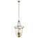 Thisbe Four Light Foyer Pendant in Natural Brass (12|43535NBR)