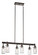 Braelyn Six Light Linear Chandelier in Olde Bronze (12|43059OZ)