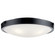 Lytham Four Light Flush Mount in Black (12|42276BK)