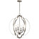 Voleta Four Light Foyer Pendant in Brushed Nickel (12|42138NI)