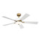 Icon 56''Ceiling Fan in Brushed Natural Brass (12|300395WH)