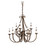 Dover Nine Light Chandelier in Tannery Bronze (12|2031TZ)