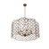 Maurelle Eight Light Pendant in Oxidized Gold Leaf (33|515056OL)