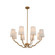 Sophia Eight Light Chandelier in New Brass (33|514373NB)