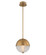 Portland LED Mini Pendant in Winter Brass (33|512112WB)