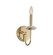 Carrara One Light Wall Bracket in Champagne Gold (33|304821CG)