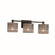 Wire Glass LED Bath Bar in Dark Bronze (102|WGL-8423-30-GRCB-DBRZ-LED3-2100)