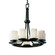 Limoges LED Chandelier in Matte Black (102|POR-8766-10-PLET-MBLK-LED9-6300)