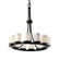 Limoges LED Chandelier in Dark Bronze (102|POR-8763-10-WFAL-DBRZ-LED12-8400)