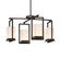 Porcelina LED Outdoor Chandelier in Brushed Nickel (102|PNA-7510W-SAWT-NCKL)