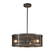 Wire Mesh Three Light Pendant in Dark Bronze (102|MSH-9551-DBRZ)