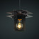 Wire Mesh One Light Pendant in Dark Bronze (102|MSH-8165-10-DBRZ-BKCD)