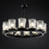 Veneto Luce 12 Light Chandelier in Dark Bronze (102|GLA-8768-16-CLRT-DBRZ)